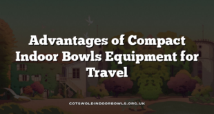 Advantages of Compact Indoor Bowls Equipment for Travel