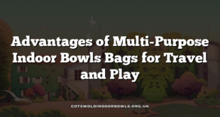 Advantages of Multi-Purpose Indoor Bowls Bags for Travel and Play