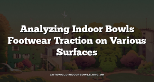 Analyzing Indoor Bowls Footwear Traction on Various Surfaces
