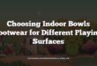 Choosing Indoor Bowls Footwear for Different Playing Surfaces
