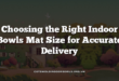 Choosing the Right Indoor Bowls Mat Size for Accurate Delivery