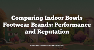 Comparing Indoor Bowls Footwear Brands: Performance and Reputation