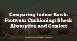Comparing Indoor Bowls Footwear Cushioning: Shock Absorption and Comfort