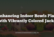 Enhancing Indoor Bowls Play with Vibrantly Colored Jacks