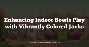 Enhancing Indoor Bowls Play with Vibrantly Colored Jacks