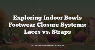 Exploring Indoor Bowls Footwear Closure Systems: Laces vs. Straps