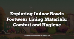 Exploring Indoor Bowls Footwear Lining Materials: Comfort and Hygiene