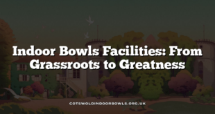 Indoor Bowls Facilities: From Grassroots to Greatness
