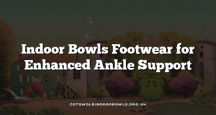 Indoor Bowls Footwear for Enhanced Ankle Support