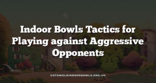 Indoor Bowls Tactics for Playing against Aggressive Opponents