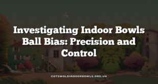 Investigating Indoor Bowls Ball Bias: Precision and Control
