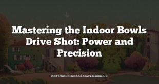 Mastering the Indoor Bowls Drive Shot: Power and Precision