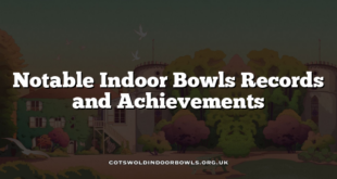 Notable Indoor Bowls Records and Achievements