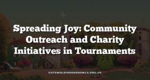 Spreading Joy: Community Outreach and Charity Initiatives in Tournaments
