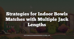 Strategies for Indoor Bowls Matches with Multiple Jack Lengths