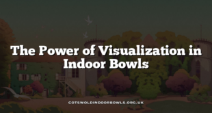 The Power of Visualization in Indoor Bowls